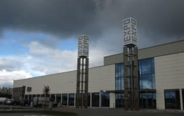 Hala EXPO Kraków z elewacją Baumit