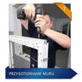 Krok 1 - przygotowanie muru - fot. MS więcej niż OKNA Krok 1 - przygotowanie muru - fot. MS więcej niż OKNA