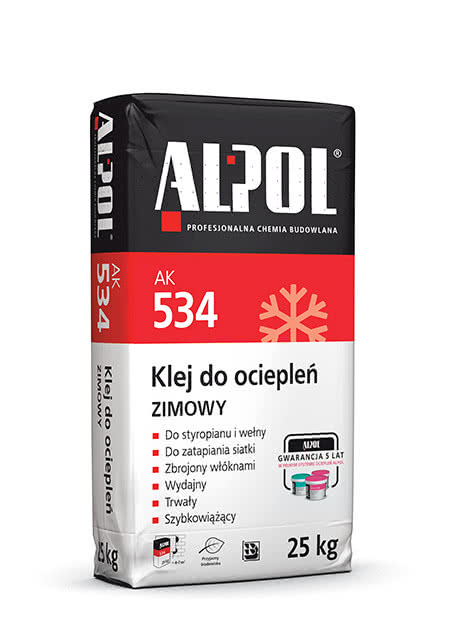 Klej do ociepleń ZIMOWY AK 534